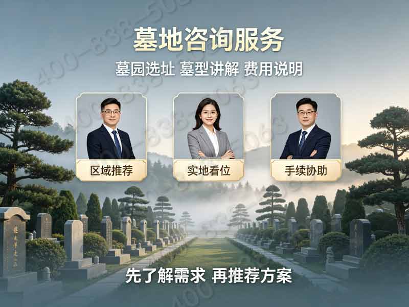 翠柏青松掩映，庄重肃穆安息地，生态永恒之选